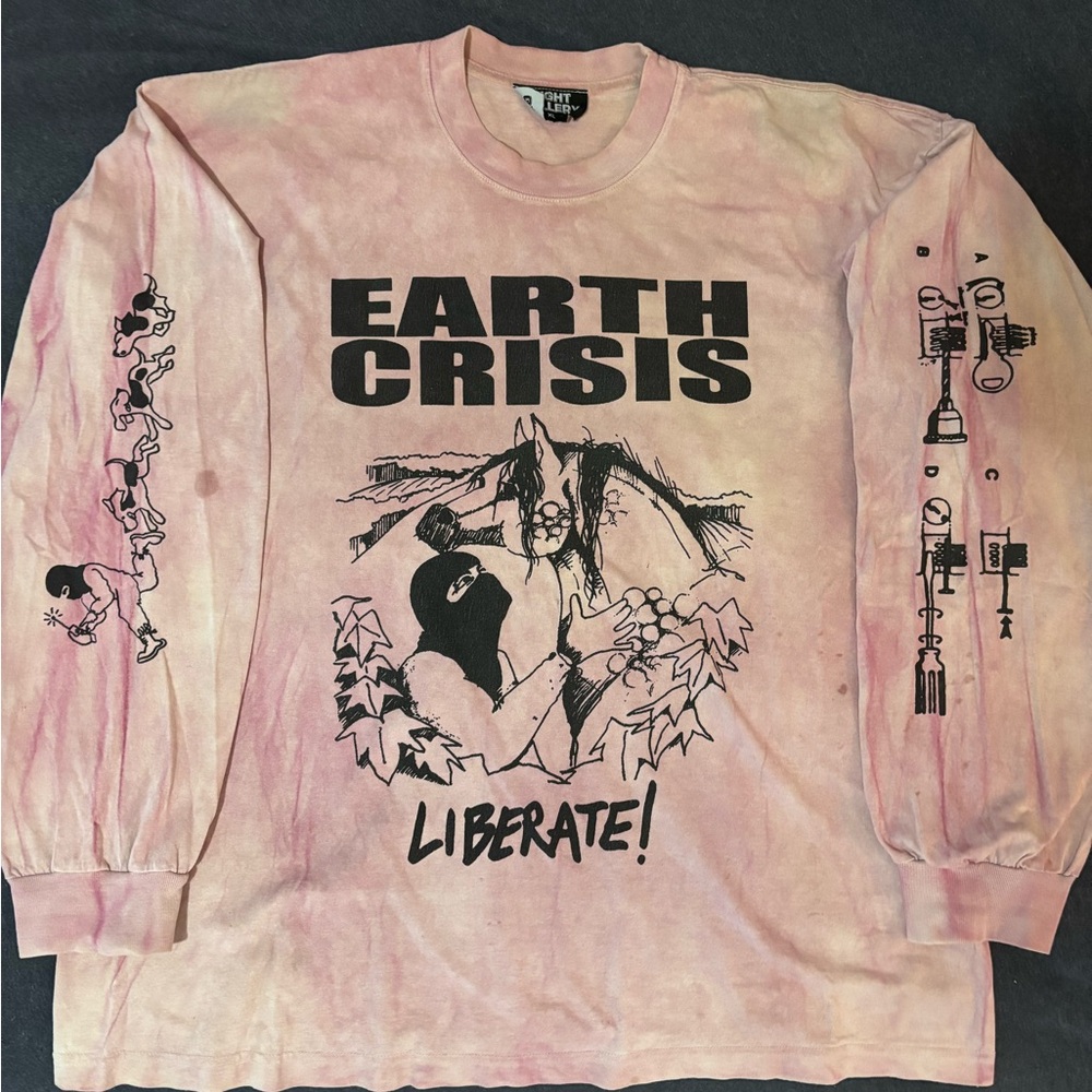 Enter the Night Gallery Earth Crisis Longsleeve Natural Dye